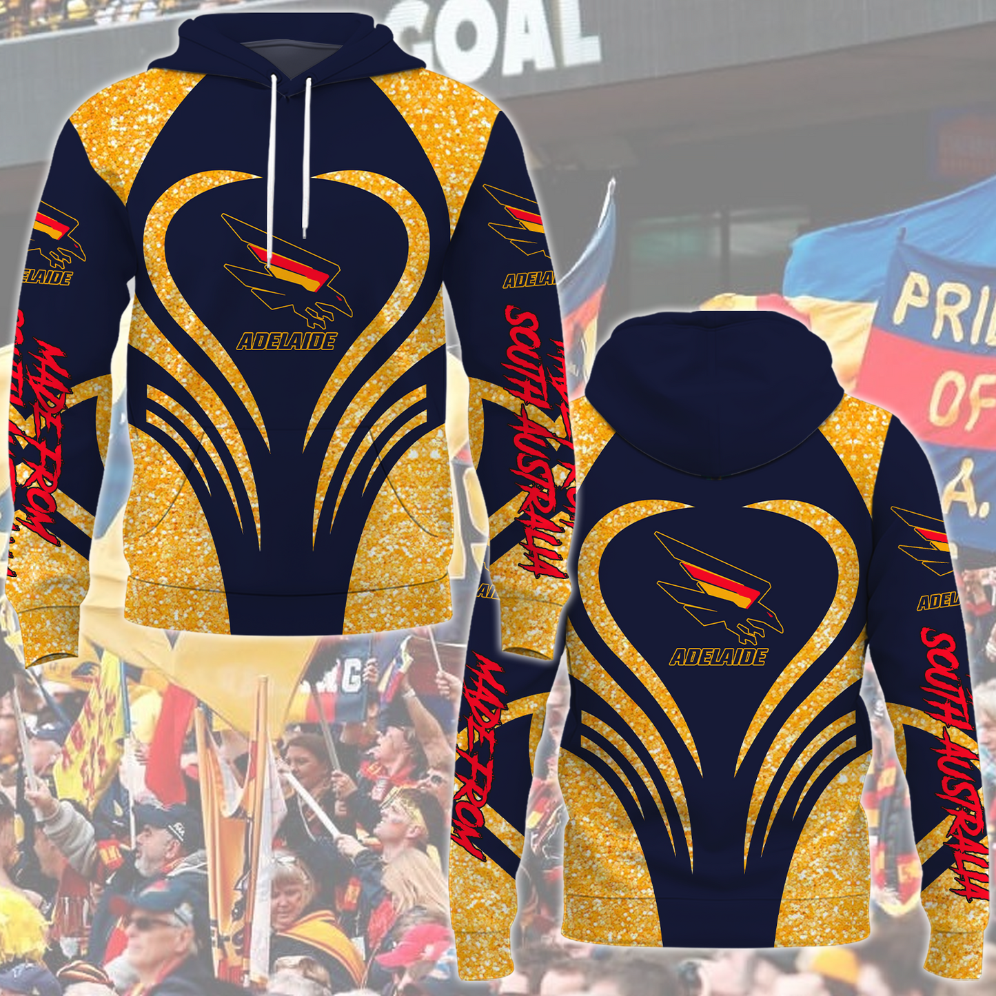 Adelaide Crows AFL 2025 Limited Edition Hoodie TM NTA V3