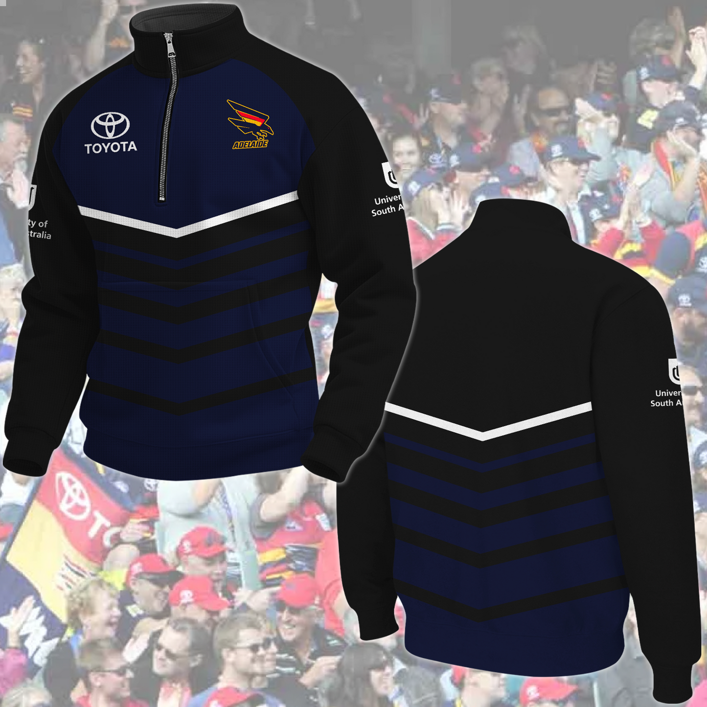 Adelaide Crows AFL 2025 New Hoodie TM NTA V2