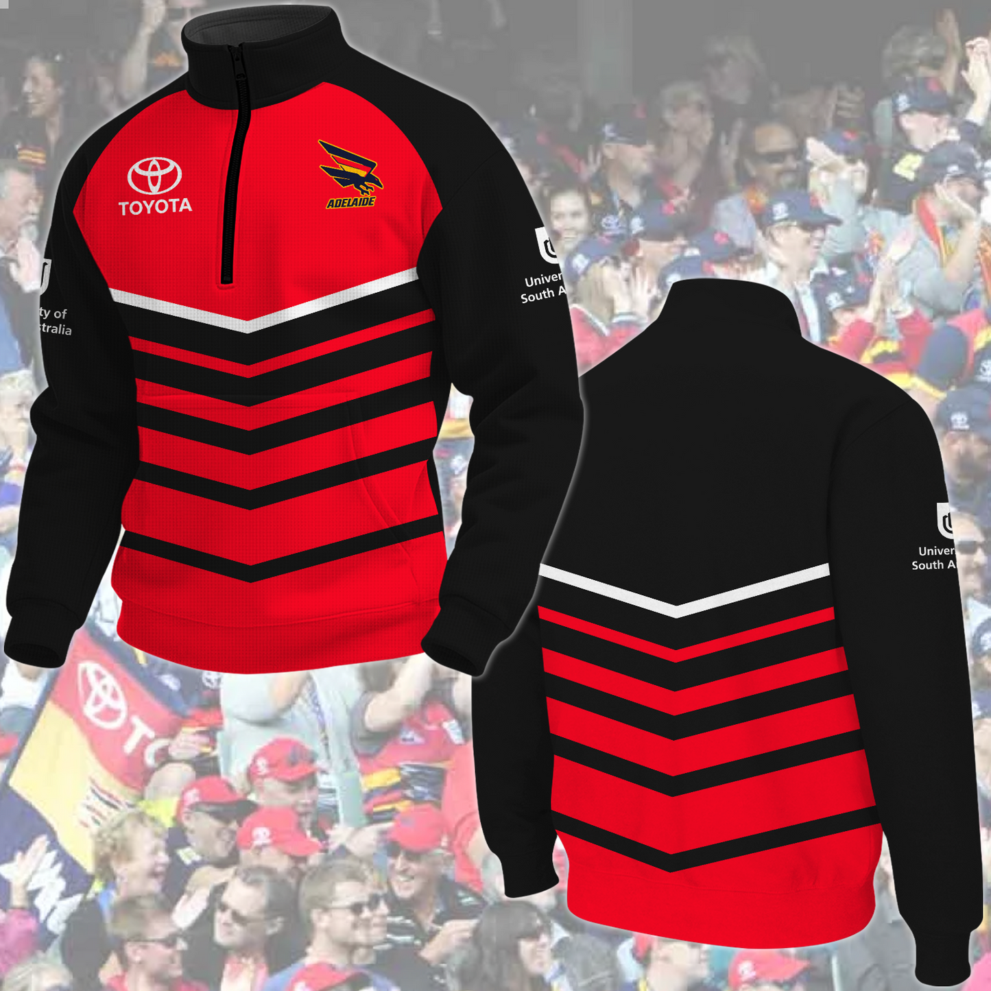 Adelaide Crows AFL 2025 New Hoodie TM NTA V4