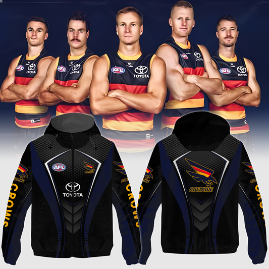 Adelaide Crows AFL 2025 Windbreaker Jacket TM NTA V1