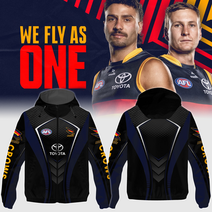 Adelaide Crows AFL 2025 Windbreaker Jacket TM NTA V3