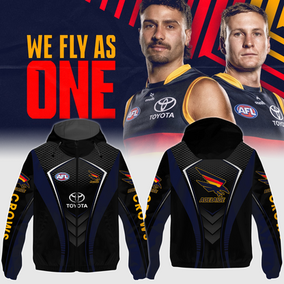 Adelaide Crows AFL 2025 Windbreaker Jacket TM NTA V4