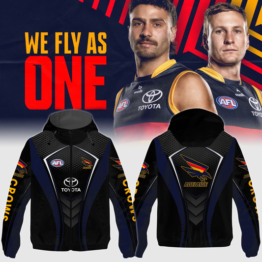Adelaide Crows AFL 2025 Windbreaker Jacket TM NTA V4
