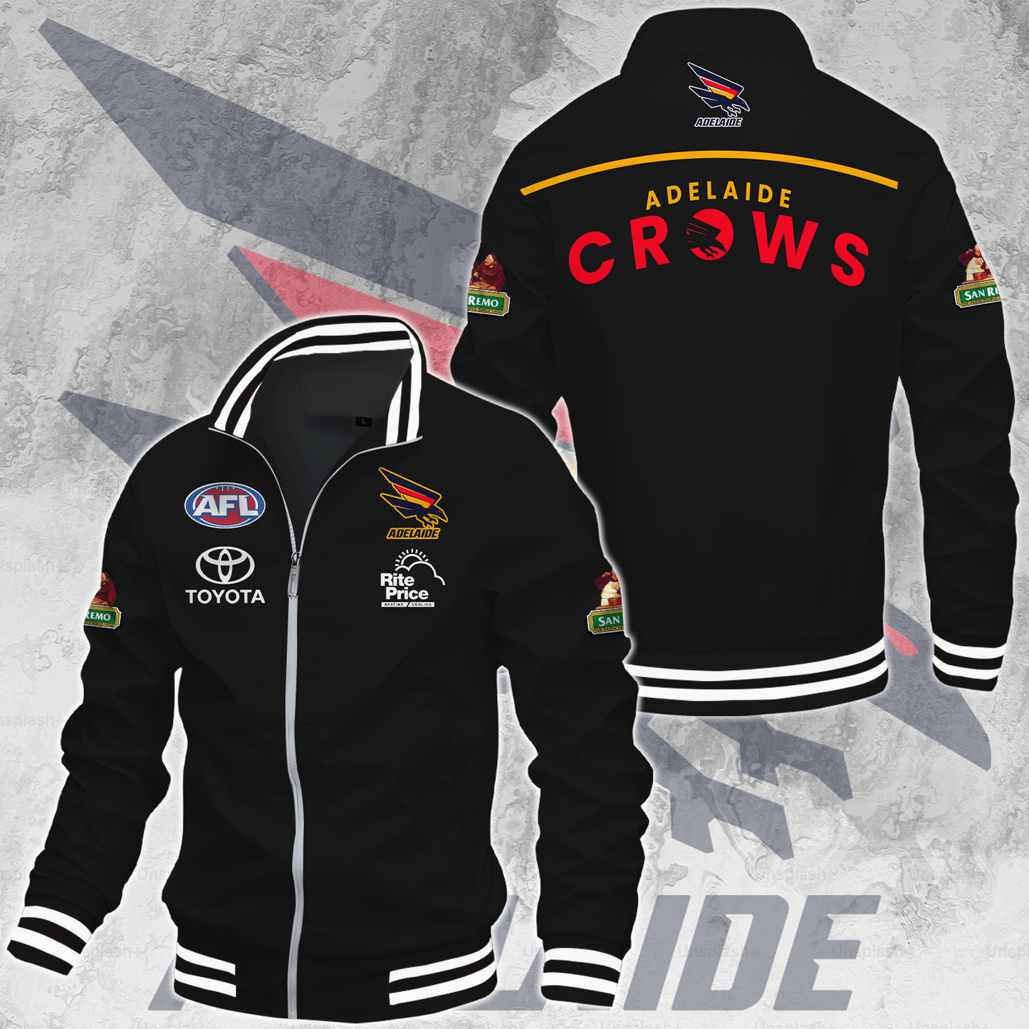 Adelaide Crows Football Club AFL 2025 Limited Edition Casual Jacket TM NTA V130