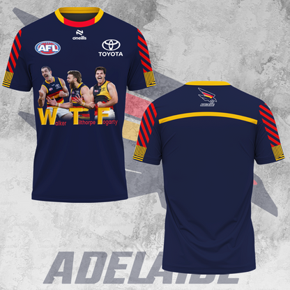 Adelaide Football Club AFL 2025 Crows Limited Edition T-Shirt TM V3