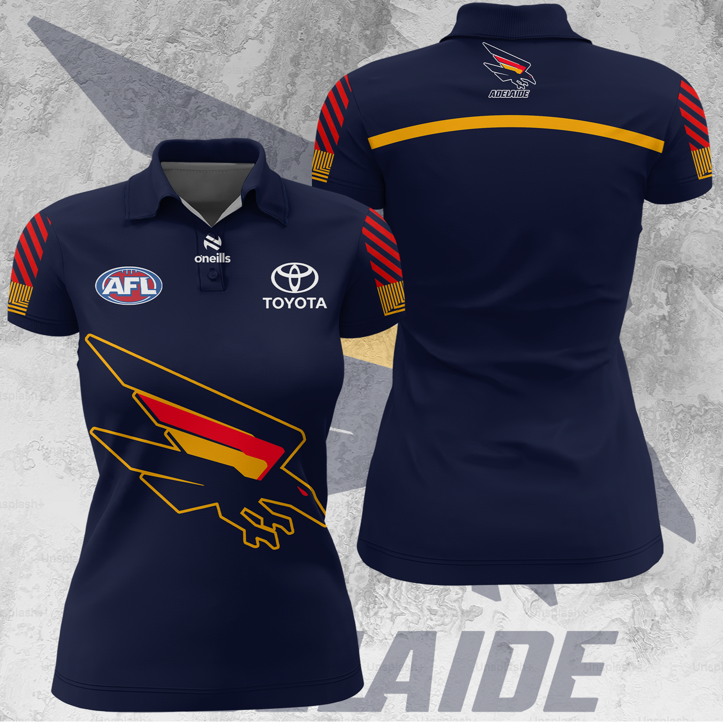 Adelaide Football Club AFL 2025 Crows Limited Edition Women's Polo TM V2