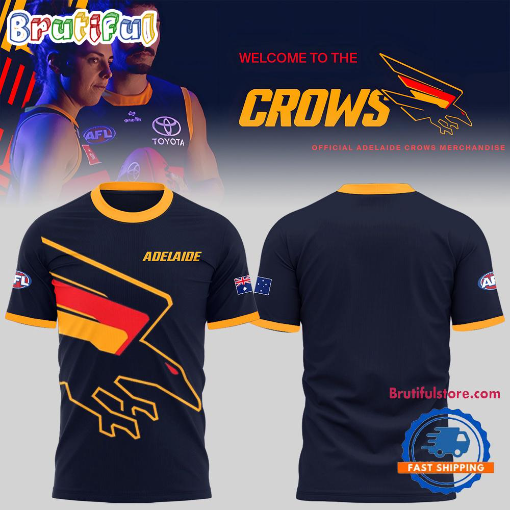 Adelaide Football Club AFL 2025 Crows Made From South Australia Limited Edition T-Shirt TM V17 NTA