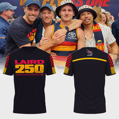 Adelaide Football Club AFL Crows 2025 LAIRD 250 Limited Edition T-Shirt TM V2