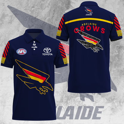 Adelaide Football Club AFL Crows Limited Edition Polo Shirt TM V1 NTA