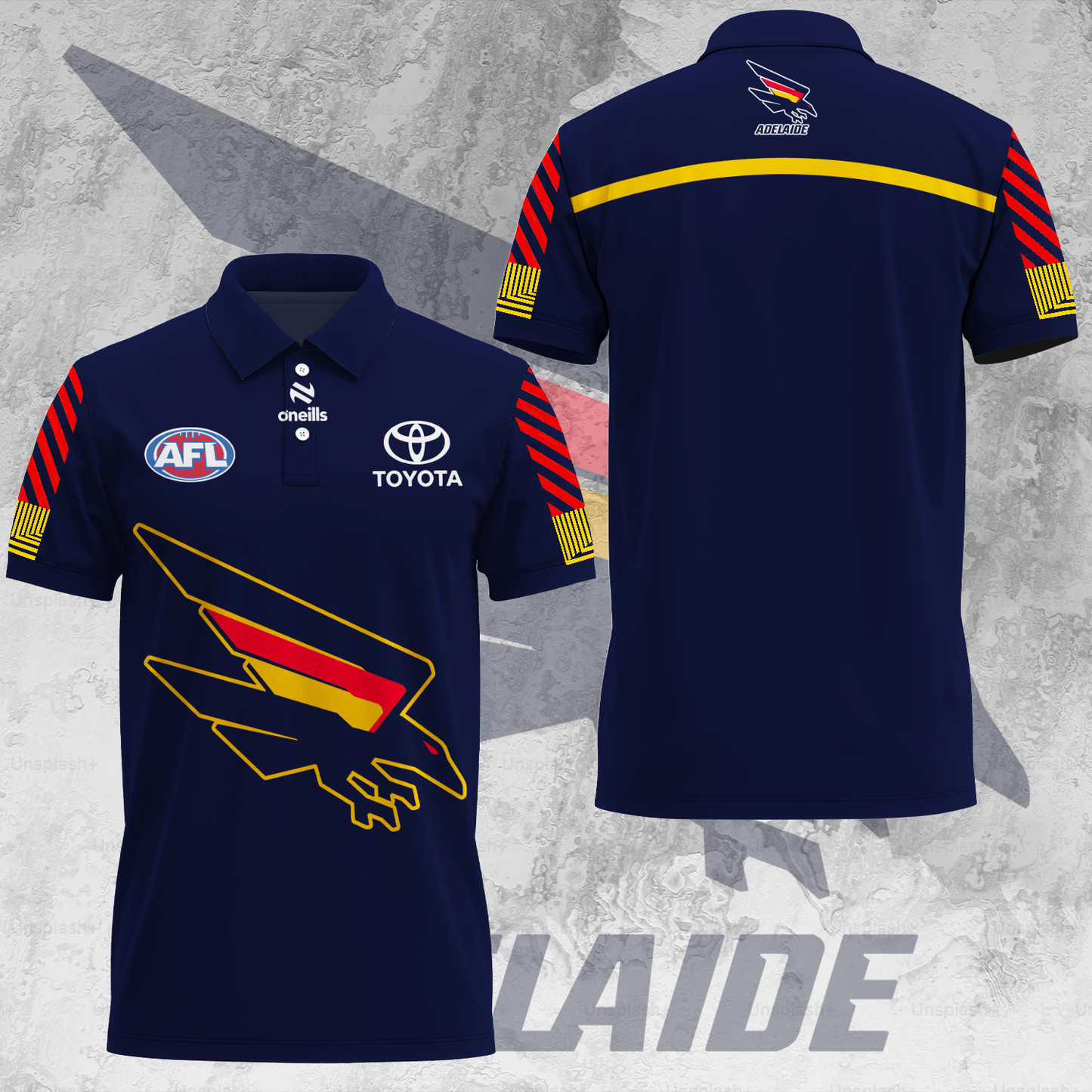 Adelaide Football Club AFL Crows Limited Edition Polo Shirt TM V2