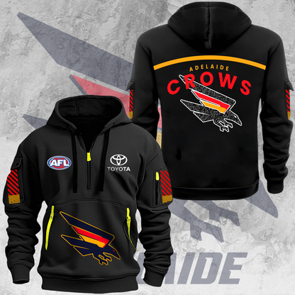 Adelaide Football Club AFL Crows Limited Edition Zipper Hoodie TM V1