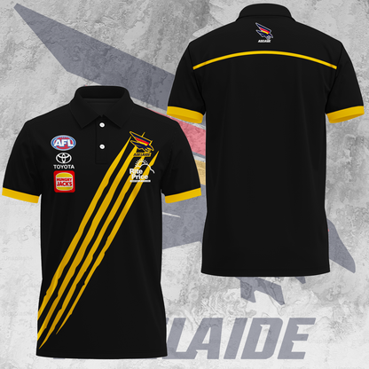 Adelaide Football Club AFL Crows Special Edition Polo Shirt TM V4