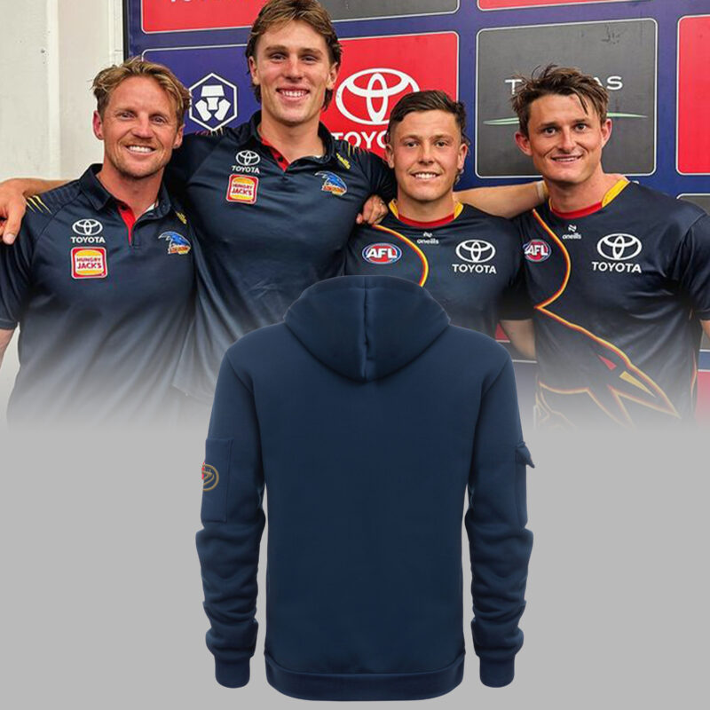 Adelaide Football Club AFL Limited Edition Zipper Hoodie TM V1
