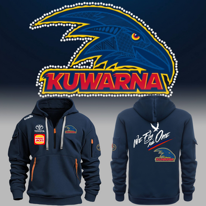 Adelaide Football Club AFL Limited Edition Zipper Hoodie TM V10