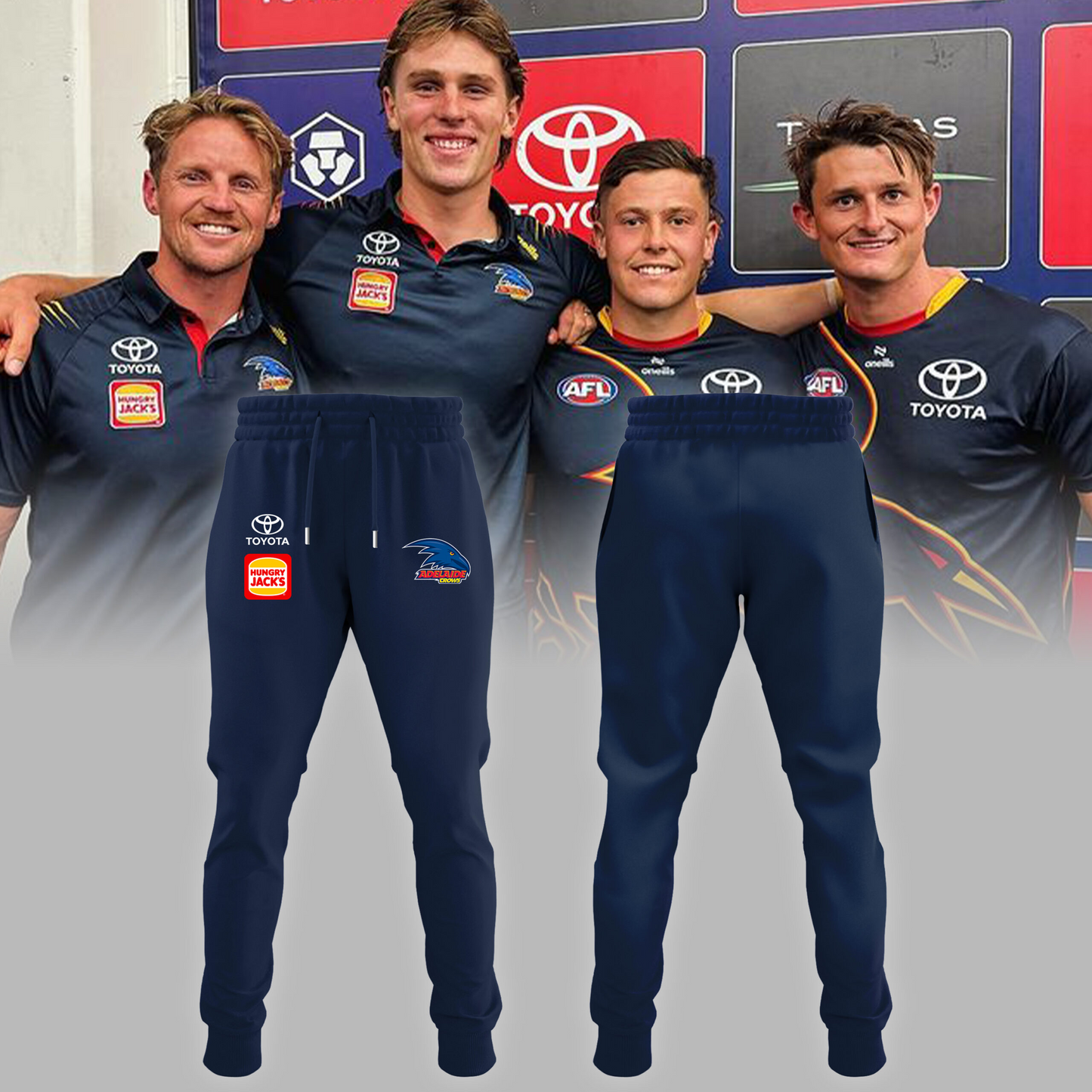 Adelaide Football Club AFL Limited Edition Zipper Hoodie TM V11