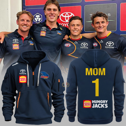 Adelaide Football Club AFL Limited Edition Zipper Hoodie TM V12