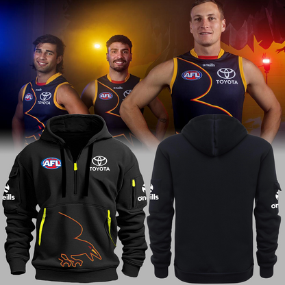Adelaide Football Club AFL Limited Edition Zipper Hoodie TM V15