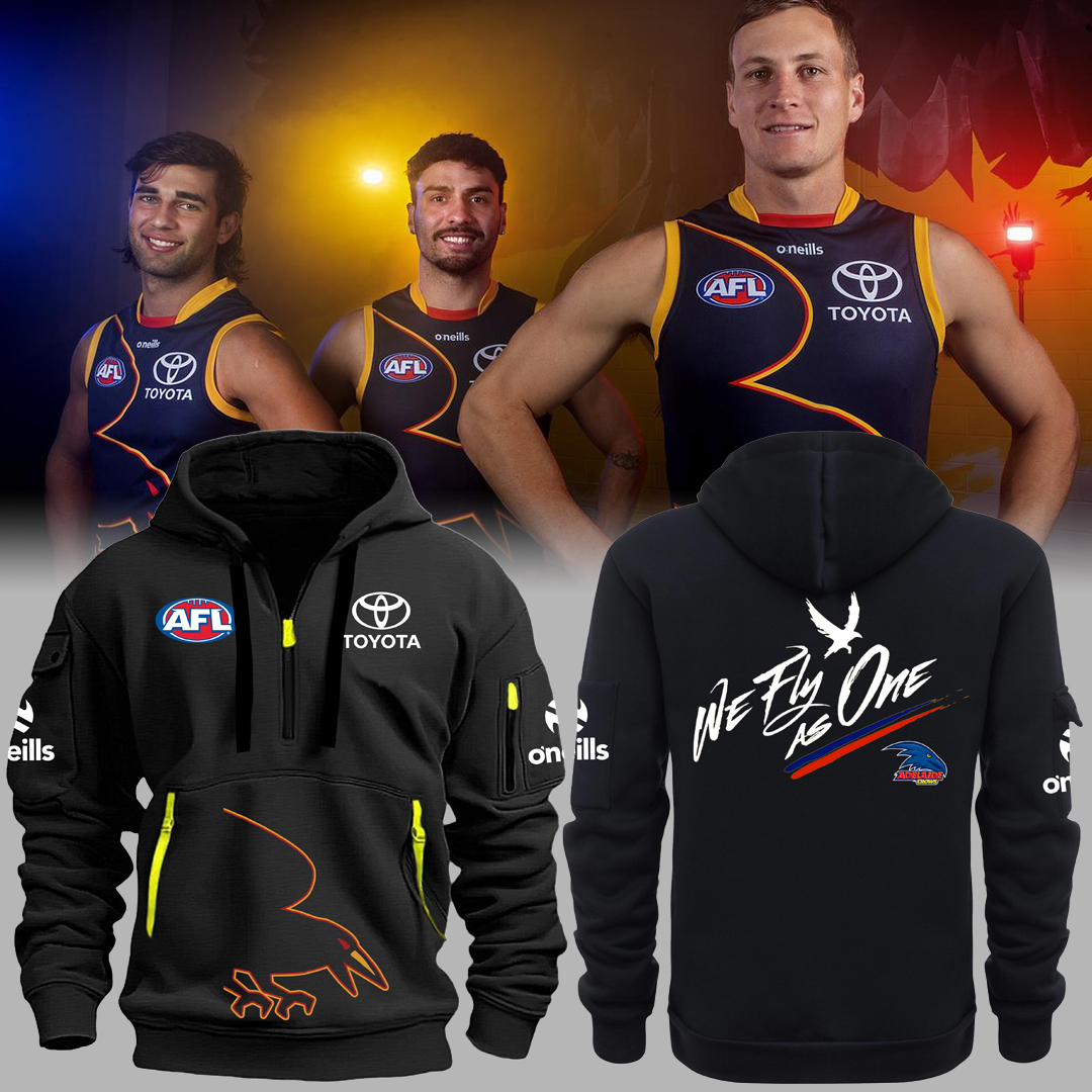 Adelaide Football Club AFL Limited Edition Zipper Hoodie TM V29
