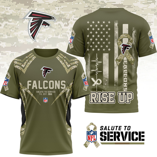 AF Premium NFL Salute to Service Camo 3D Shirt DDT CTND