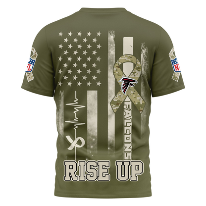 AF Premium NFL Salute to Service Camo 3D Shirt DDT CTND