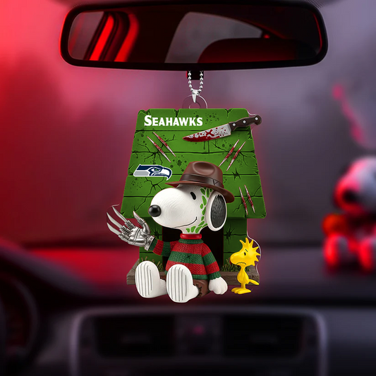 ALL I WANT FOR CHRISTMAS X NFL SEA X ORNAMENT HERE NDT TDT