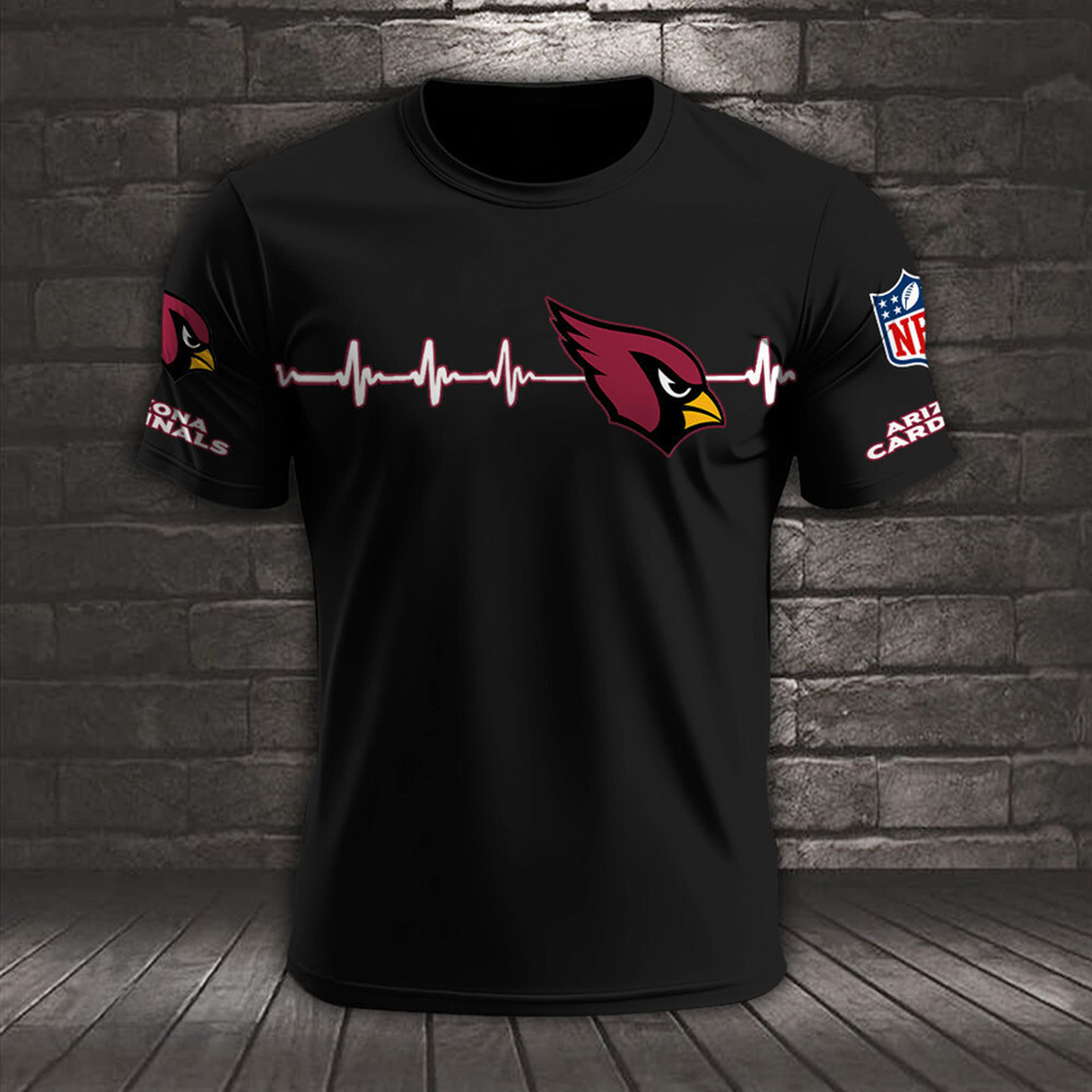 ARI x NFL Heart Rate Map Special 3D Shirt DatND ThuongNH