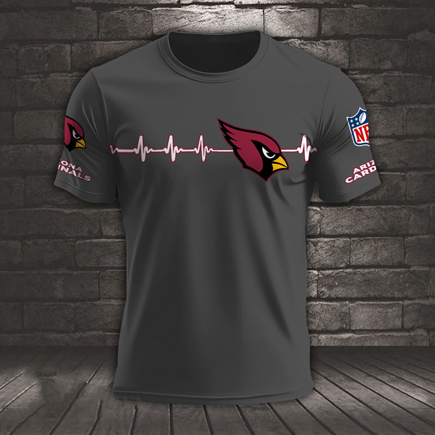 ARI x NFL Heart Rate Map Special 3D Shirt DatND ThuongNH