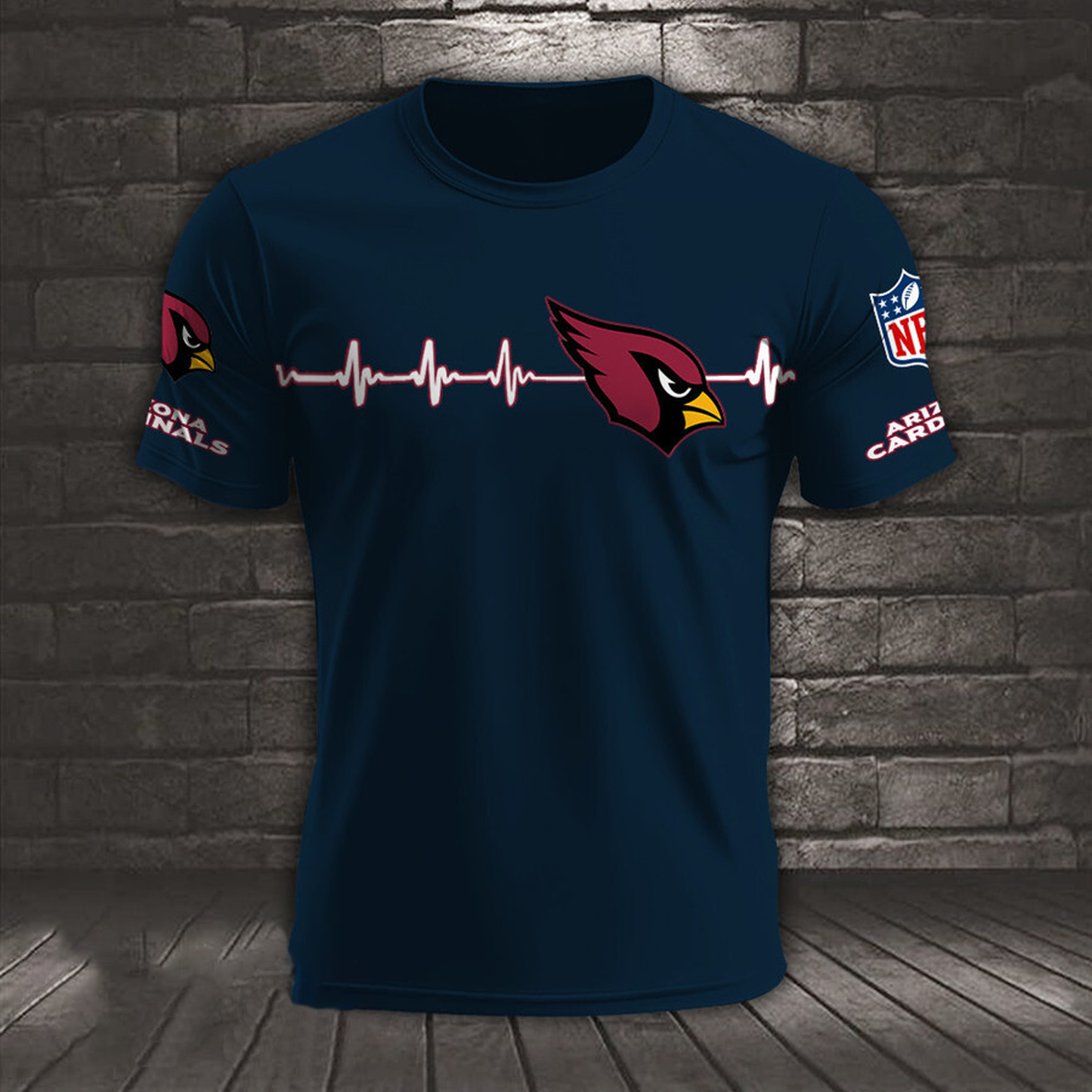 ARI x NFL Heart Rate Map Special 3D Shirt DatND ThuongNH