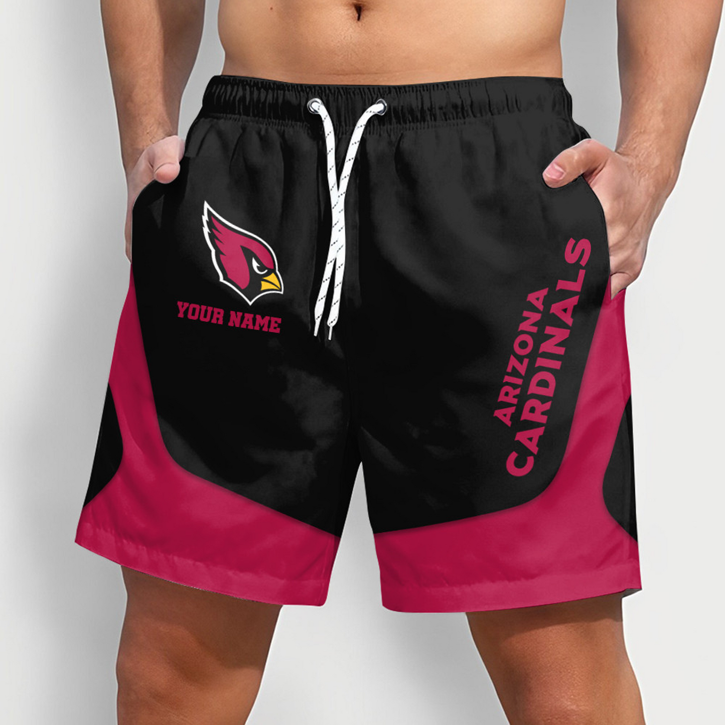 ARI x NFL Team Special Short Pants For Men Custom Name Gifts DATND TANTD25