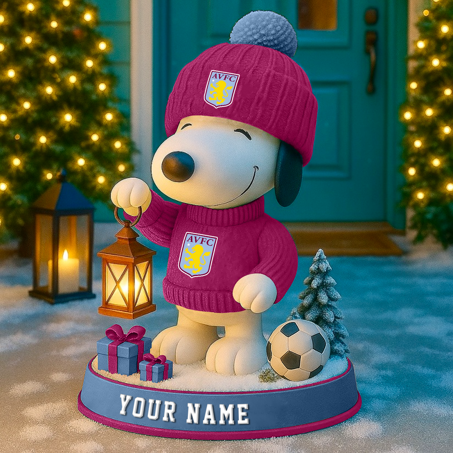 AST X EPL Christmas Snoopy Fan Light Statue 2025 V1 NAK NHT 81125