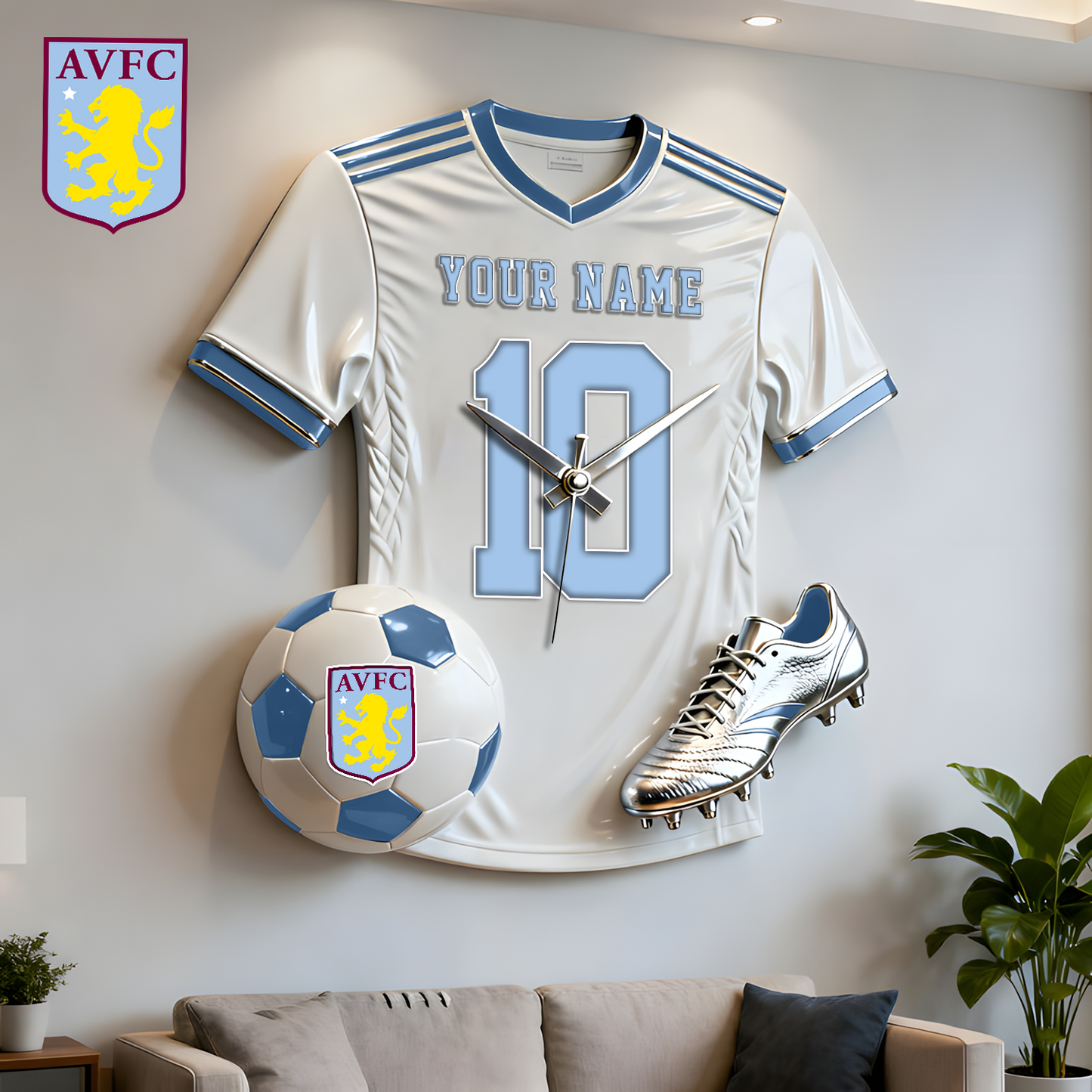 AST X Personalized EPL football player sculpture clock V1 NAK NHT