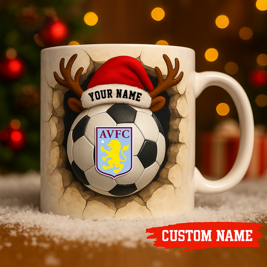 AST X Premium EPL Christmas Football Ceramic Mug V1 NAK NHT