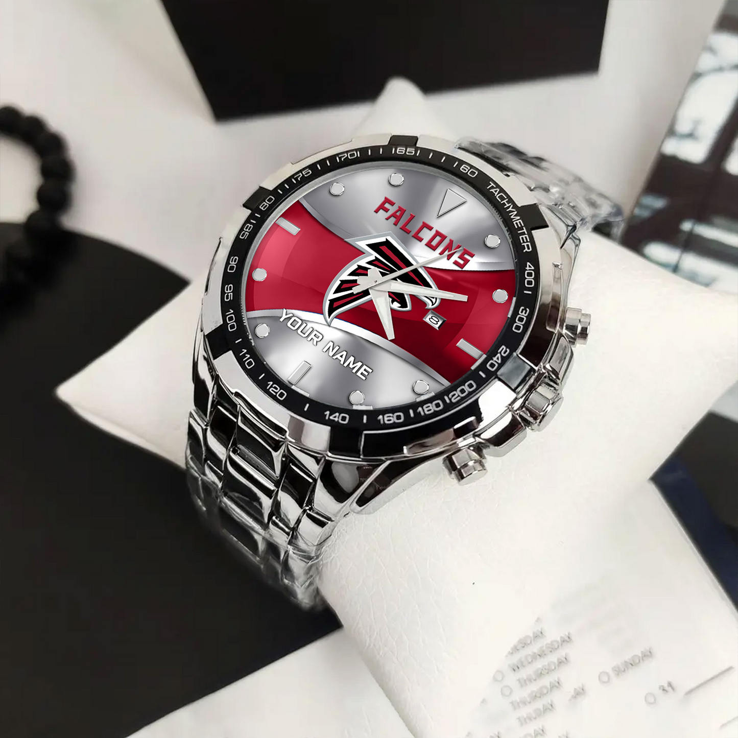 ATL x NFL Alloy Men Quartz Watch - Custom Name DATND TANTD