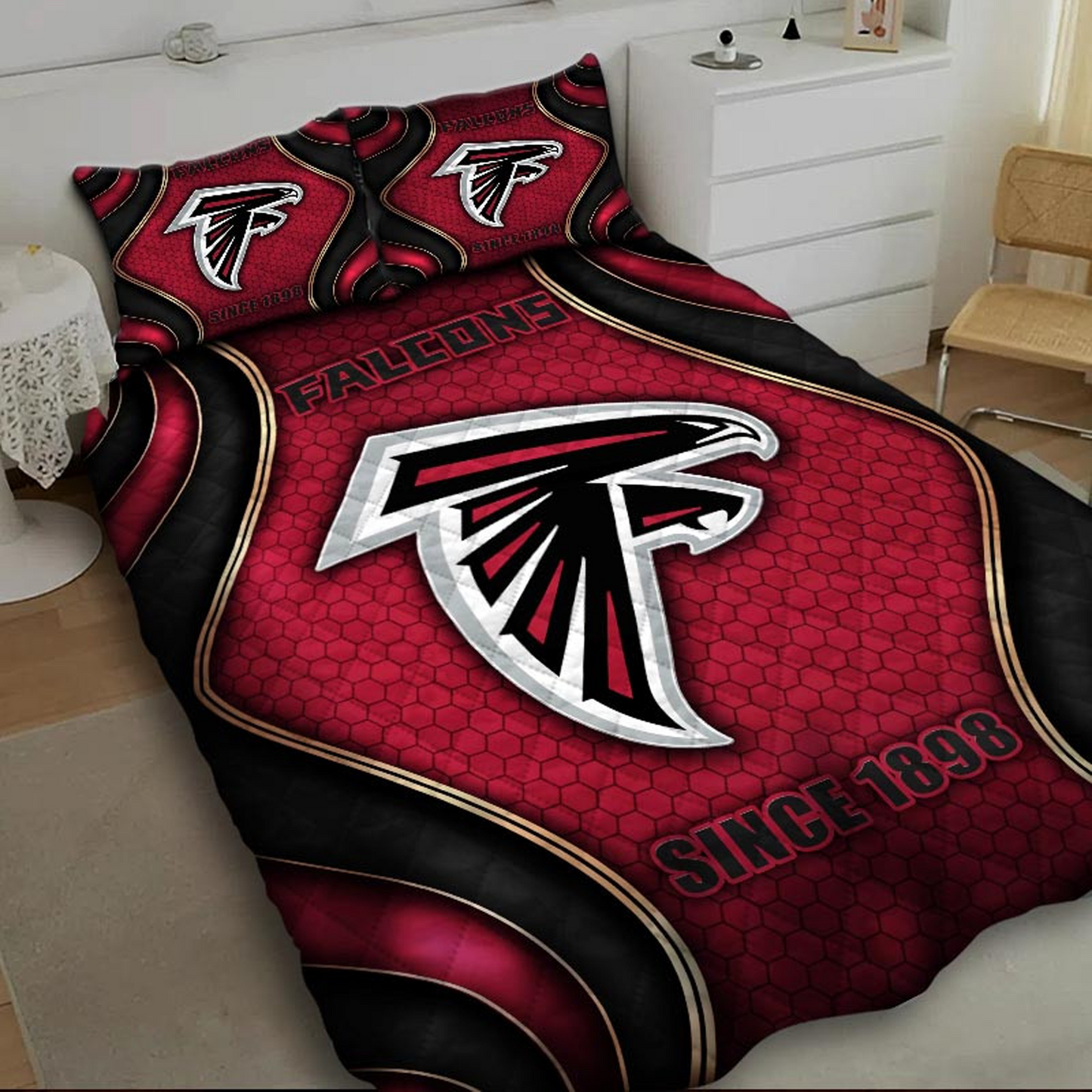 ATL x NFL Bedding Set Multicolor V1 DATND TANTD