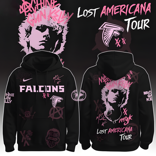 ATL X NFL MGK Lost Americana Tour 2025 Machine Gun Kelly Hoodie T-Shirt NAK THUONGNH