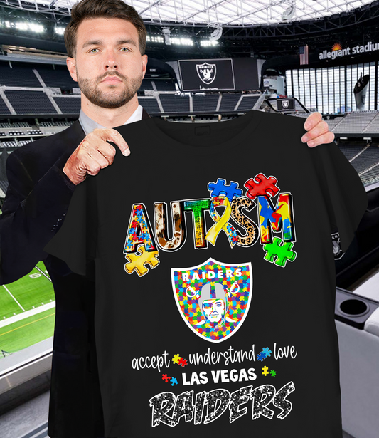 Autism Accept Understand Las Vegas Raiders Shirt