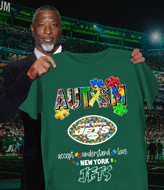 Autism Accept Understand New York Jets Shirt