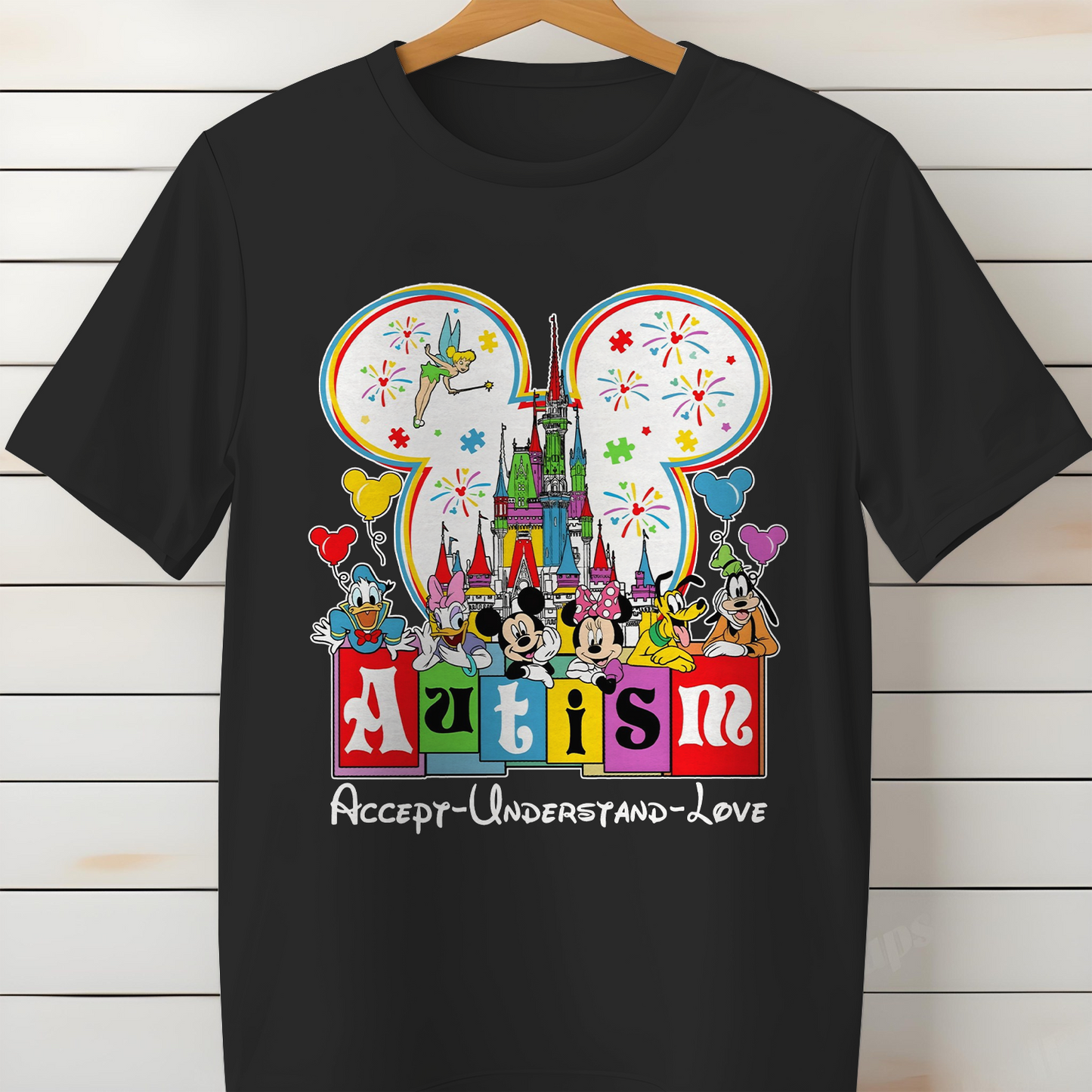Autism Awareness Disney Accept Understand Love Tshirt