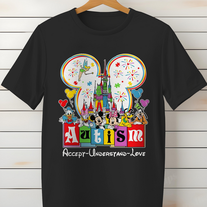 Autism Awareness Disney Accept Understand Love Tshirt