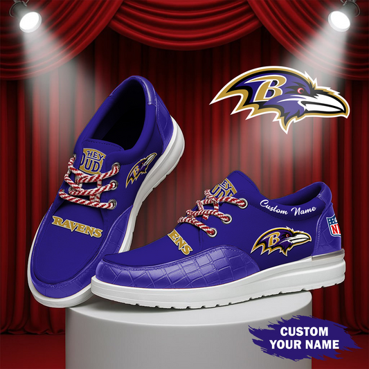 BAL x NFL  Premium Leather Loafer Shoes TUANND TANTD