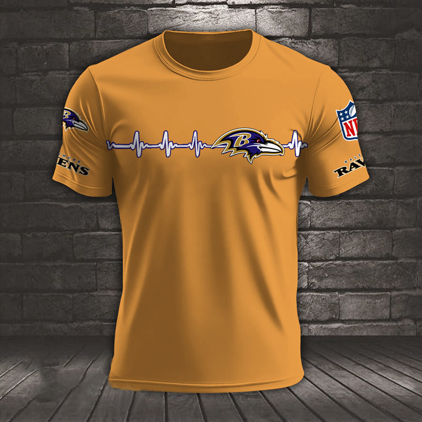 BAL x NFL Heart Rate Map Special 3D Shirt DatND ThuongNH