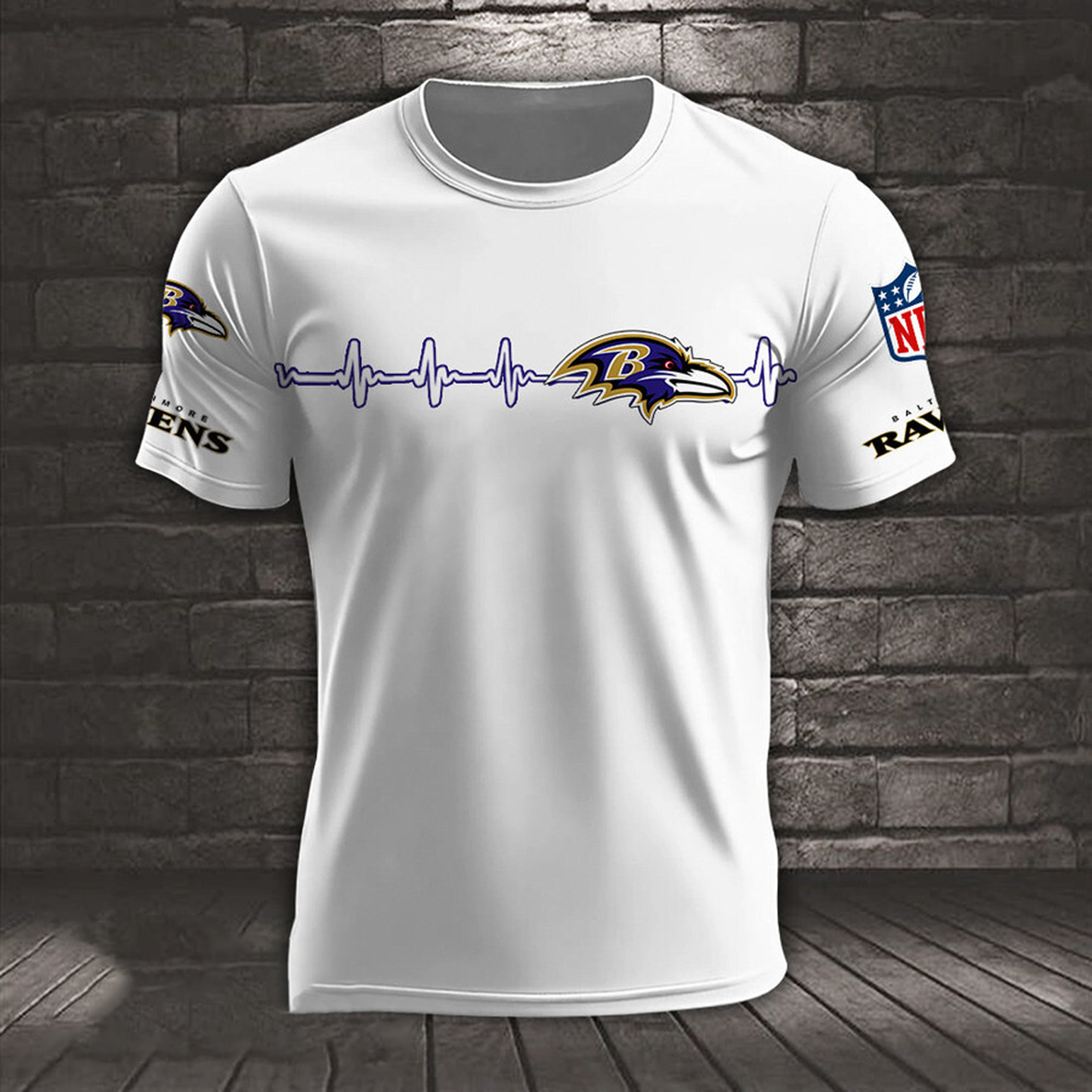 BAL x NFL Heart Rate Map Special 3D Shirt DatND ThuongNH