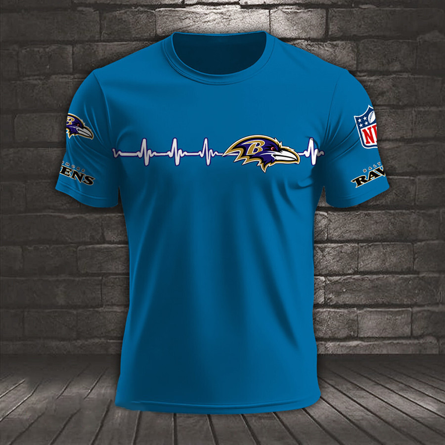 BAL x NFL Heart Rate Map Special 3D Shirt DatND ThuongNH