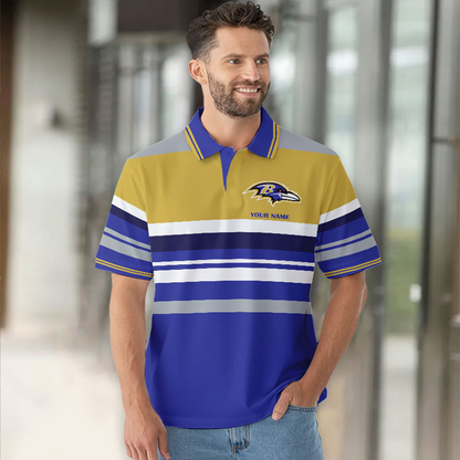 BAL x NFL New Style Men Short Sleeves Polo Shirt DatND DVT