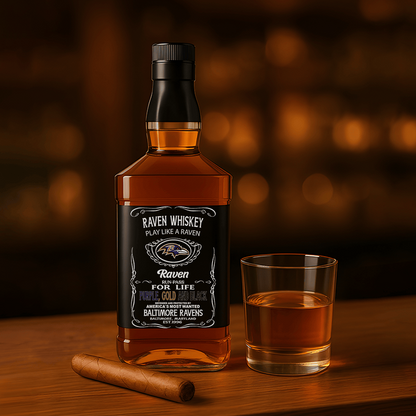 BAL x NFL Whiskey For True Fans Only DATND TANTD