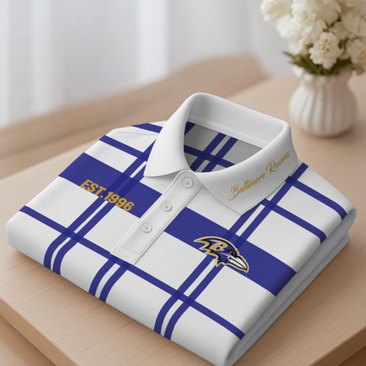 BAL X Premium NFL New Polo Long Sleeve V1 NAK NHT