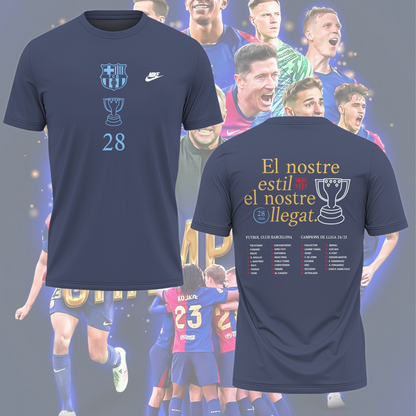 FC Barcelona LA LIGA CHAMPIONS 2024/25 T-Shirt TM NTA V1