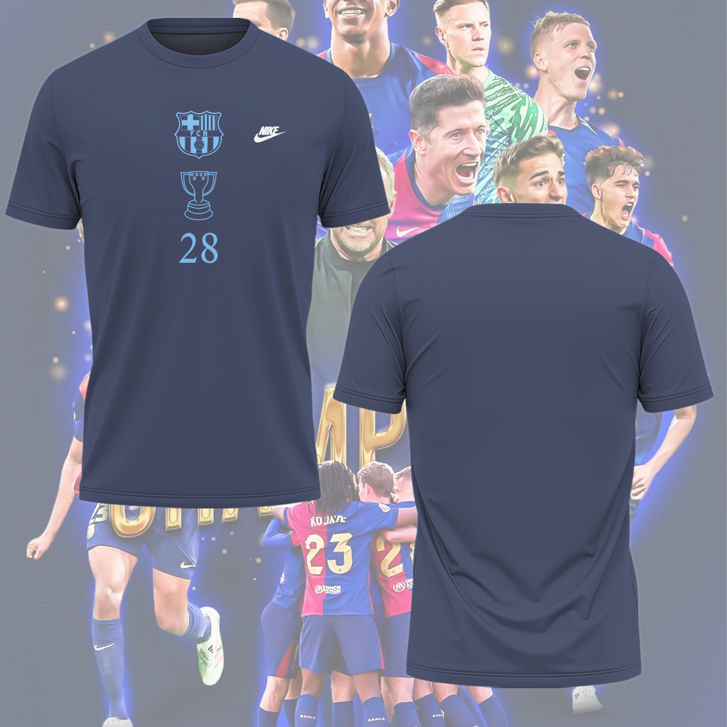 FC Barcelona LA LIGA CHAMPIONS 2024/25 T-Shirt TM NTA V2