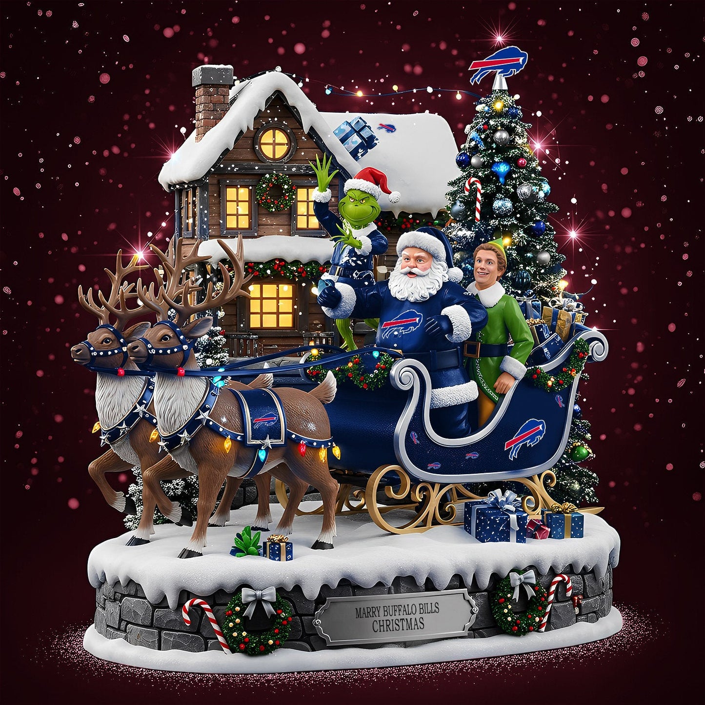 BB Acrylic Block - NFL Christmas Gift For Fans DDT CTND