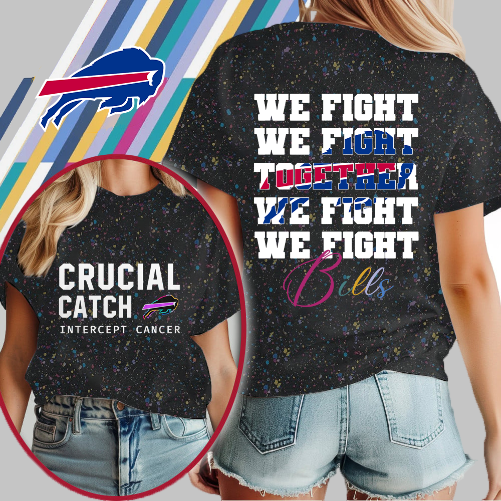 BB NFL Crucial Catch We Fight Together T-Shirt DDT HLPHUONG